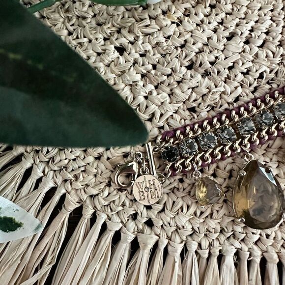 White House Black Market Multicolor Mixed Media Bead Rhinestone Crystal Bracelet - Picture 2 of 6